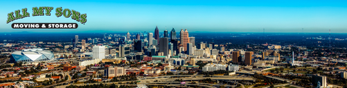 entire atlanta skyline during daytime