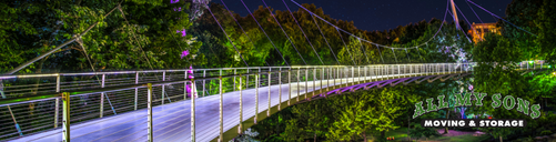 bridge leading to downtown greenville