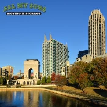 buildings near pond in downtown atlanta