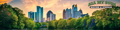 atlanta skyline at dusk